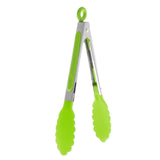 Stainless steel Silicone BBQ Tongs