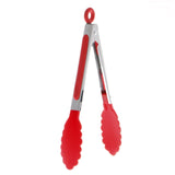 Stainless steel Silicone BBQ Tongs