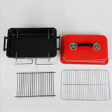 Portable Metal Iron Charcoal BBQ