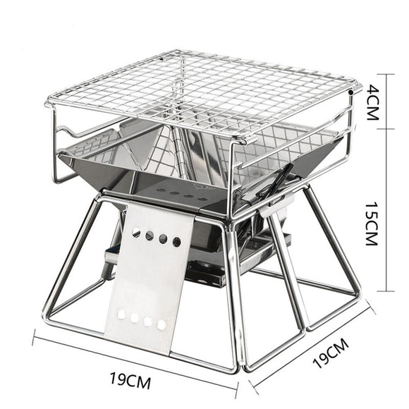 Portable Stainless Steel BBQ Set