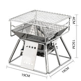 Portable Stainless Steel BBQ Set