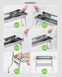 Outdoor Charcoal Folding  BBQ