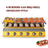 6-Burner LPG Gas BBQ