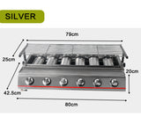 6-Burner LPG Gas BBQ