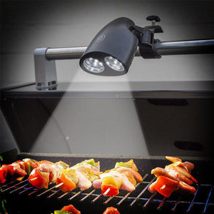 BBQ Grill Light with Handle Mount Clip