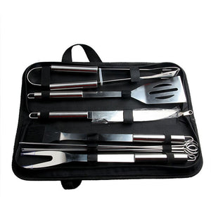 10Pcs/Set Stainless Steel Barbecue Grilling Tools Set