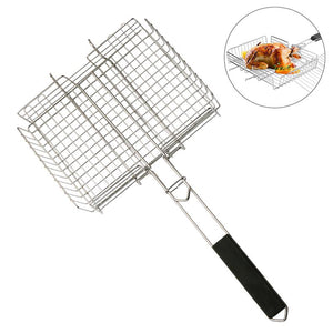 Portable BBQ Barbeque Grilling Basket